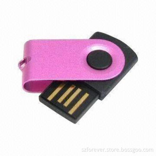 Twister Mini USB Flash Drive, Various Colors Available, No Software Installation Required